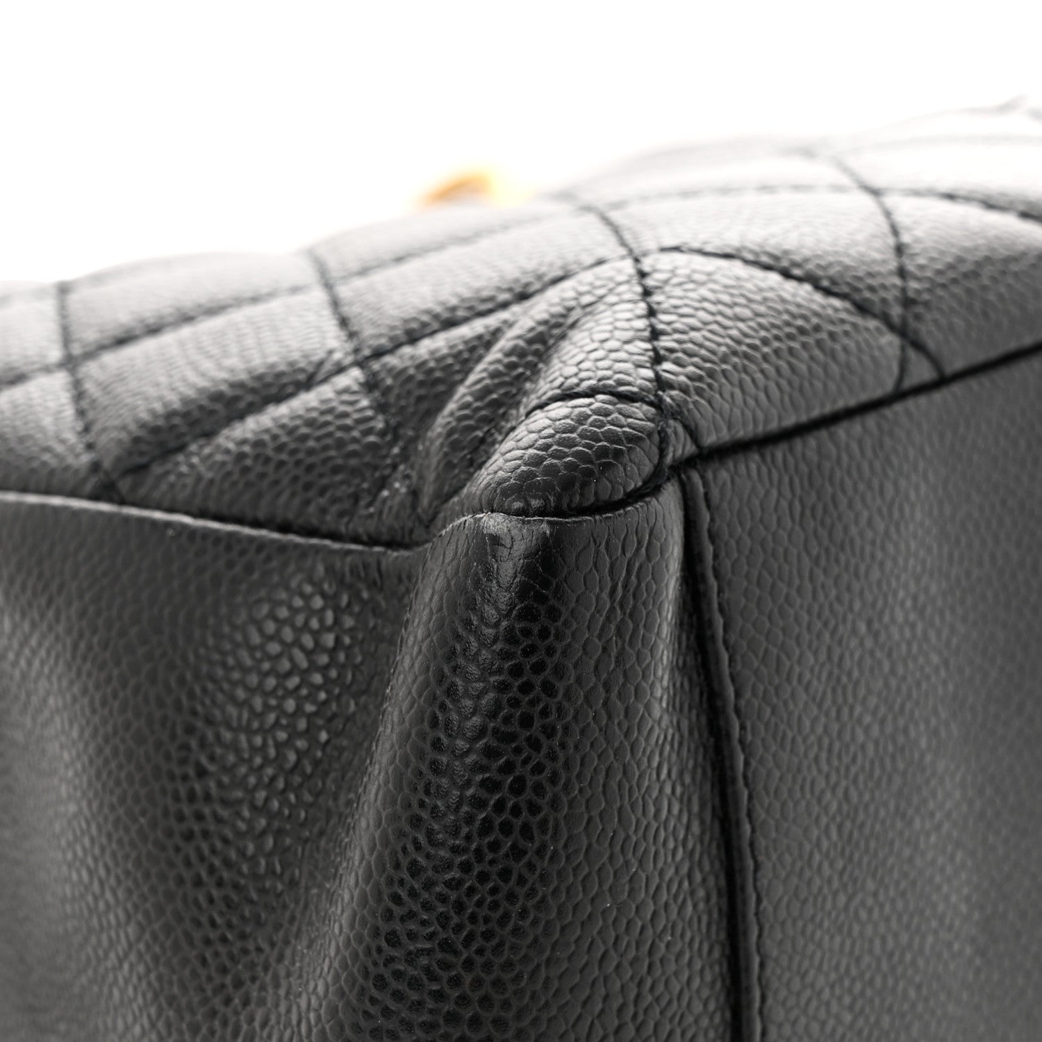 Chanel Caviar Quilted Grand Shopping Tote GST Black 12 of 14