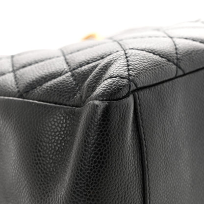 Chanel Caviar Quilted Grand Shopping Tote GST Black 12 of 14