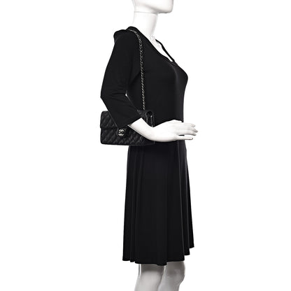 Chanel Lambskin Quilted East West Flap Black 2 of 17