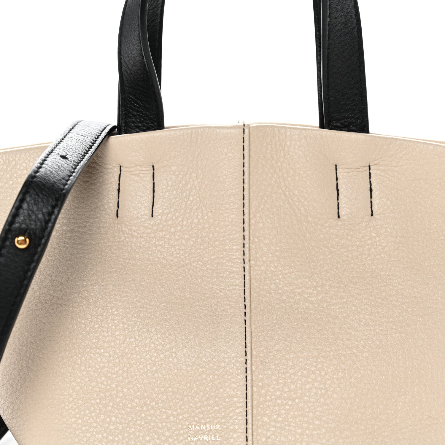 Mansur Gavriel Calfskin Mini Tulipano Bag Latte Macchiato