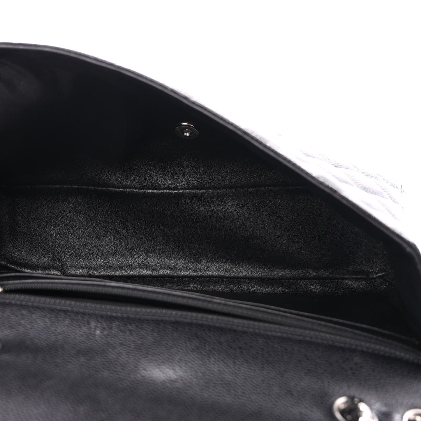 Caviar Quilted Jumbo Single Flap Black