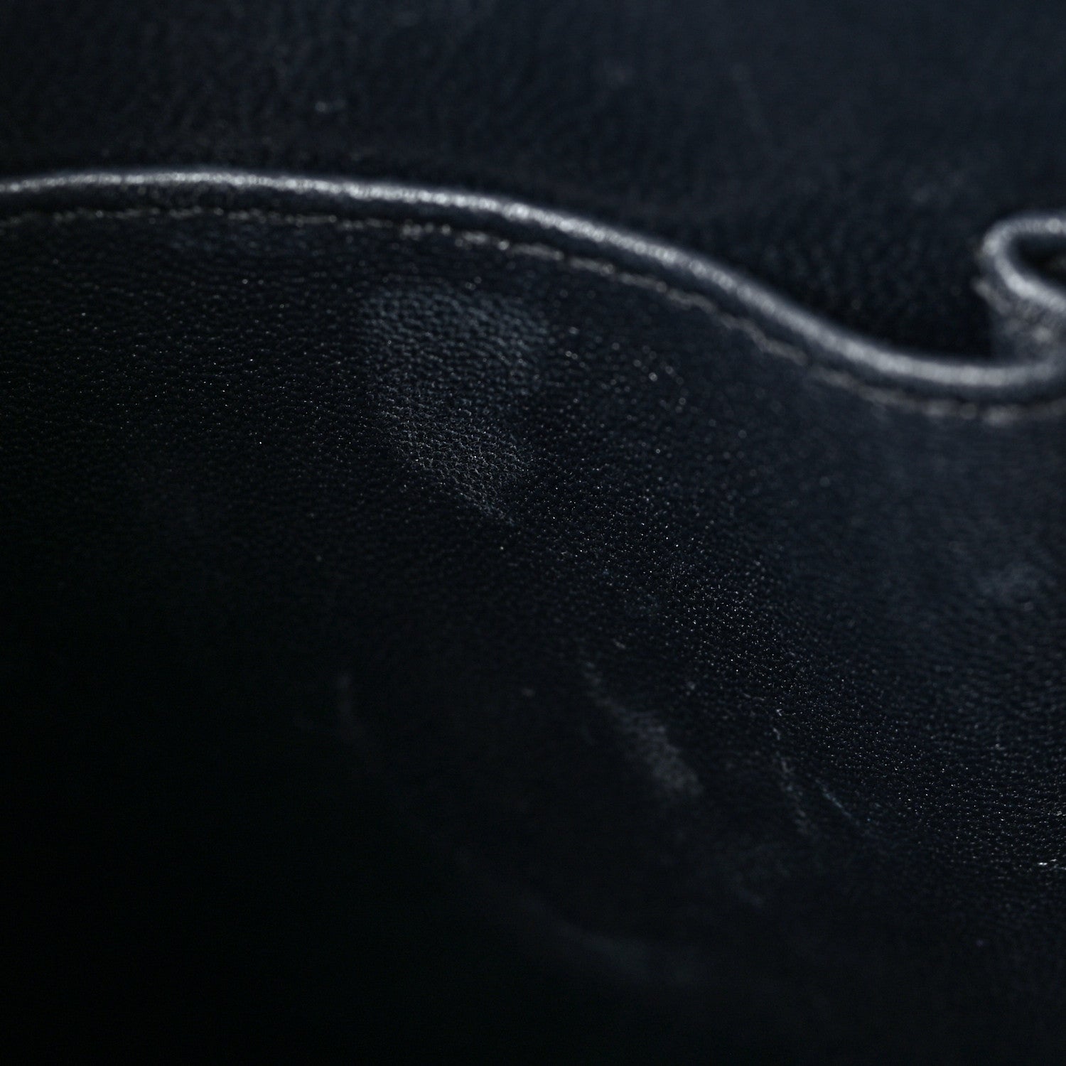 Celine Box Calfskin Medium Classic Box Flap Bag Navy 10 of 11