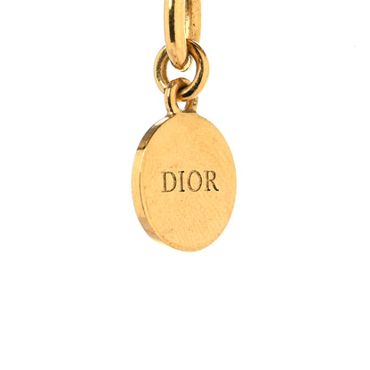 Christian Dior Metal CD Choker Necklace Gold 5 of 5