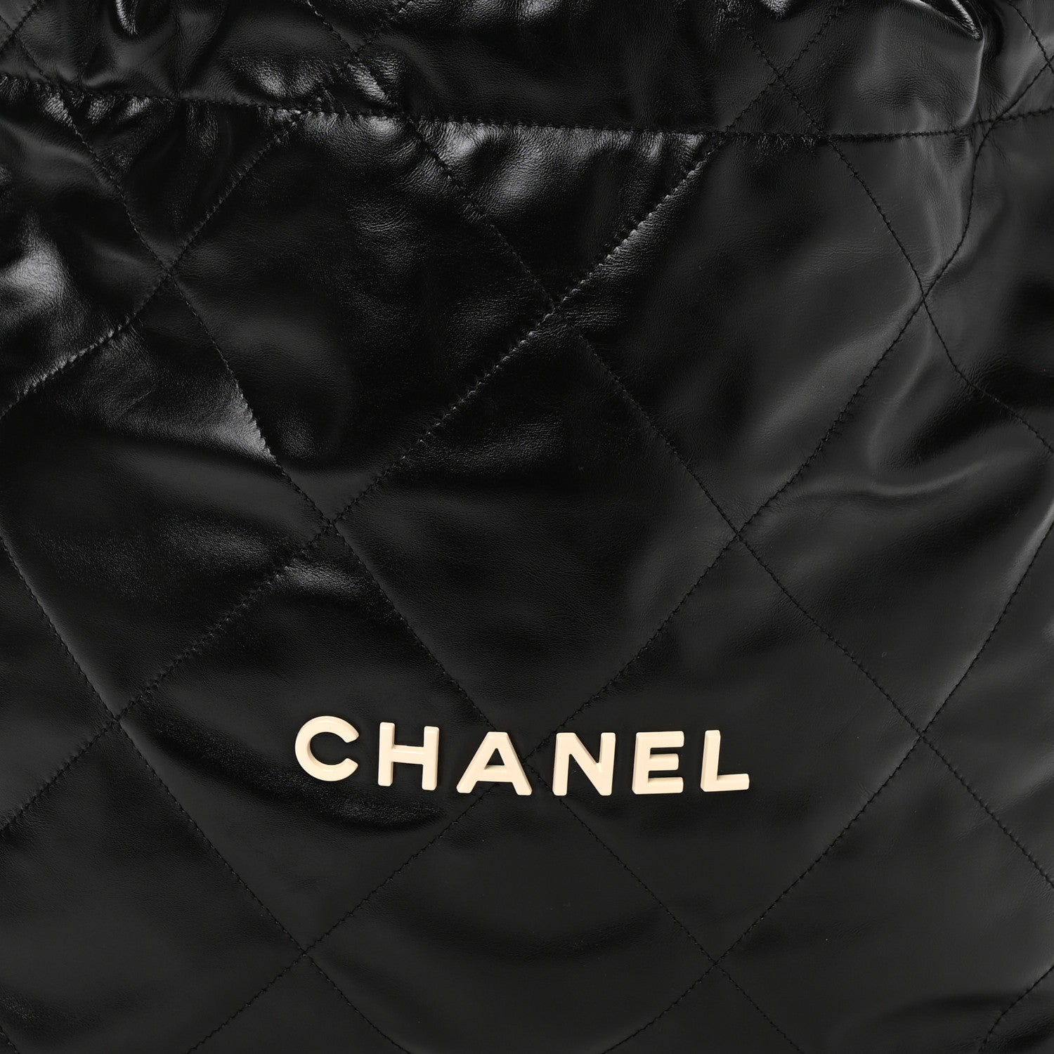 Chanel Calfskin Quilted Small Chanel 22 Black 9 of 12