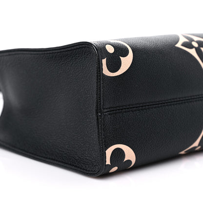 Louis Vuitton Empreinte Monogram Giant Onthego PM Black Beige 7 of 8