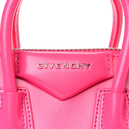 Givenchy Shiny Lord Calfskin Mini Antigona Shocking Pink 7 of 9