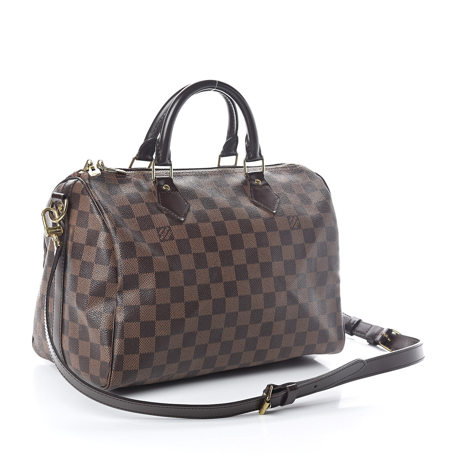 Louis Vuitton Damier Ebene Speedy Bandouliere 30 3 of 11