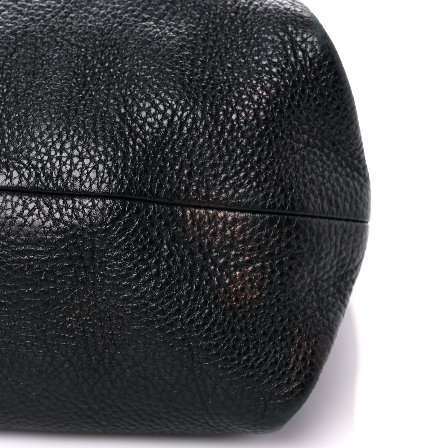 Calfskin Fanisa Gancini Hobo Black