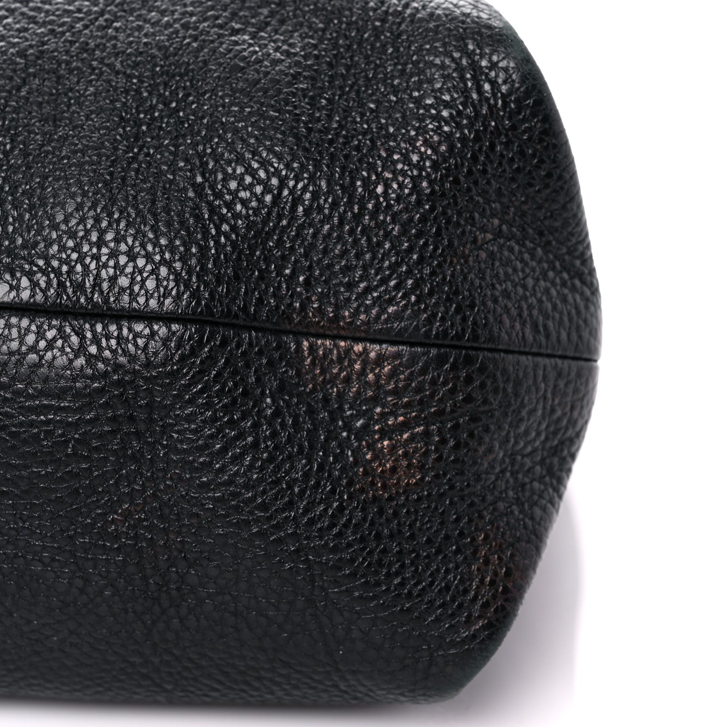 Salvatore Ferragamo Calfskin Fanisa Gancini Hobo Black 13 of 18