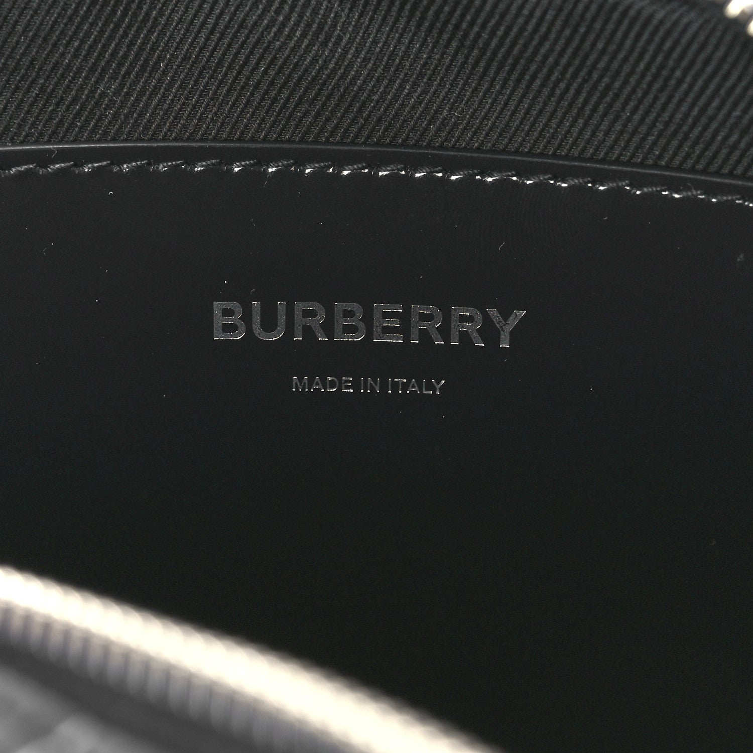 Burberry Patent Check Paddy Messenger Dark Charcoal Blue 5 of 10