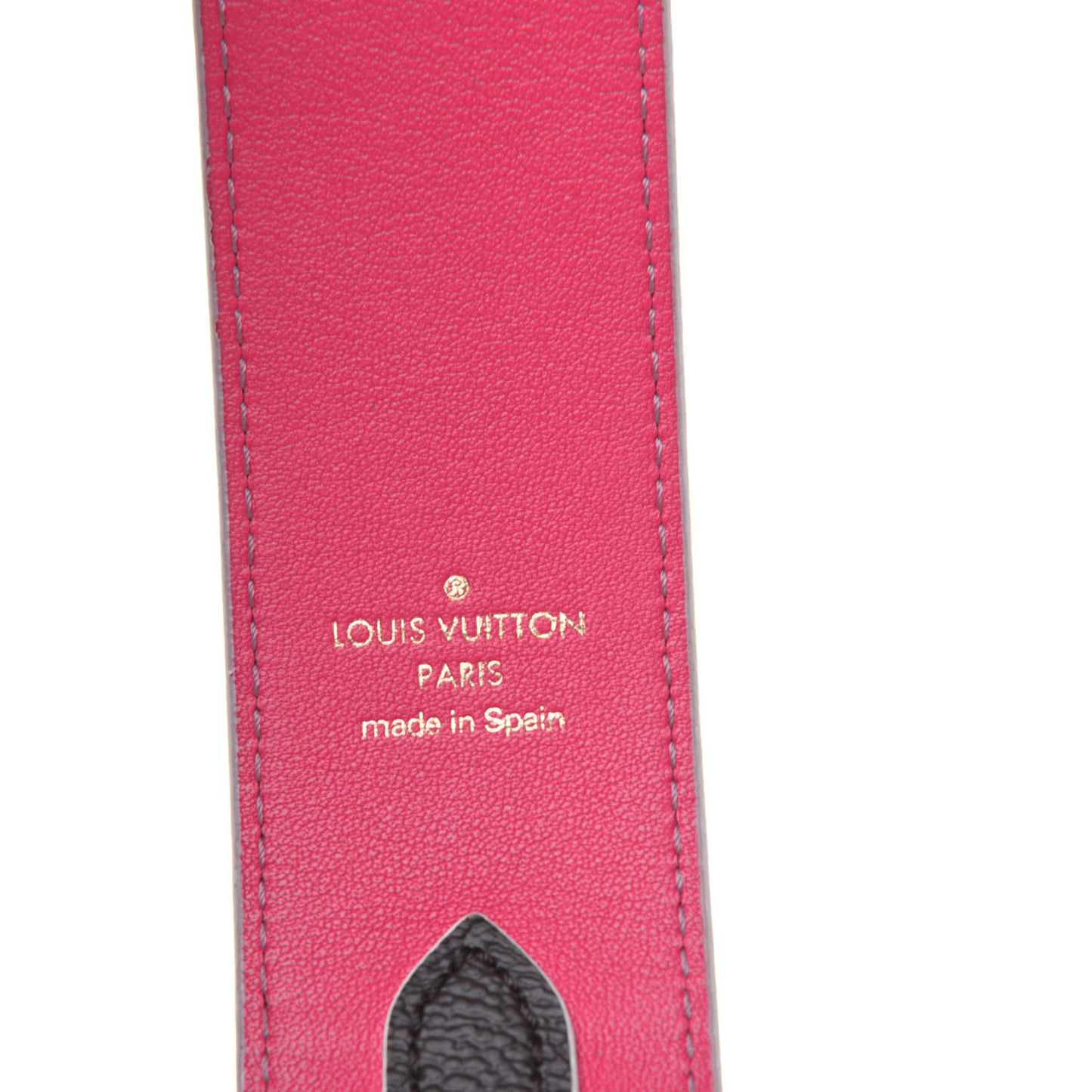 Monogram Bandouliere Shoulder Strap Hot Pink