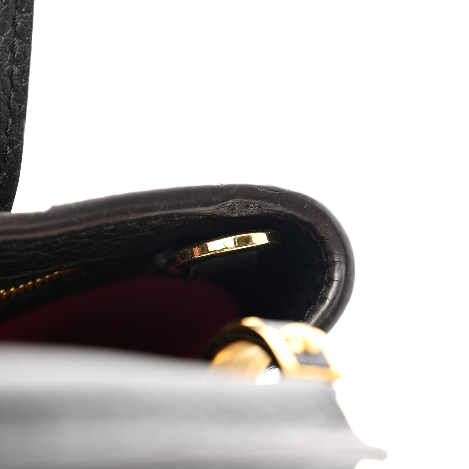 Louis Vuitton Taurillon Capucines BB Black 10 of 10