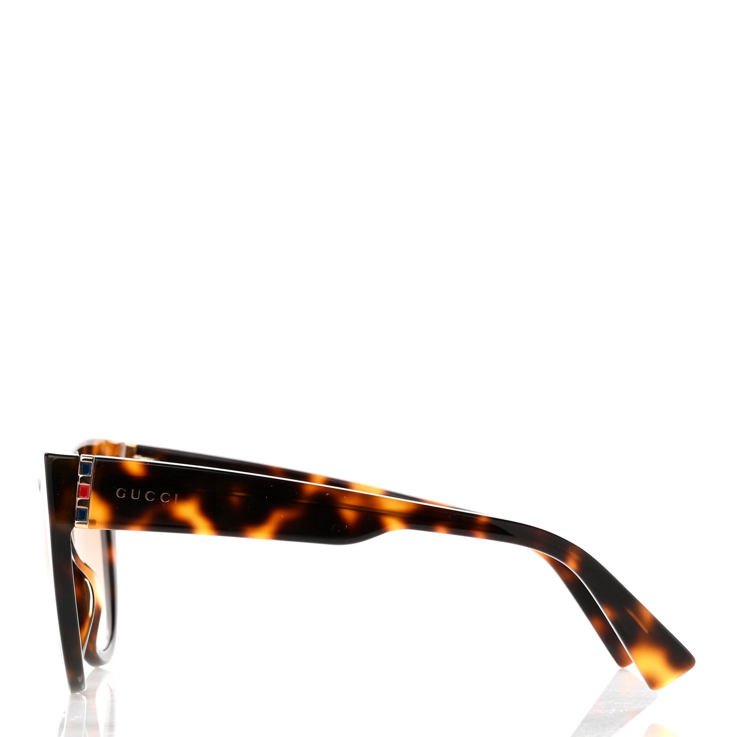 Gucci Acetate Cat Eye Sunglasses GG0460S Havana 3 of 7