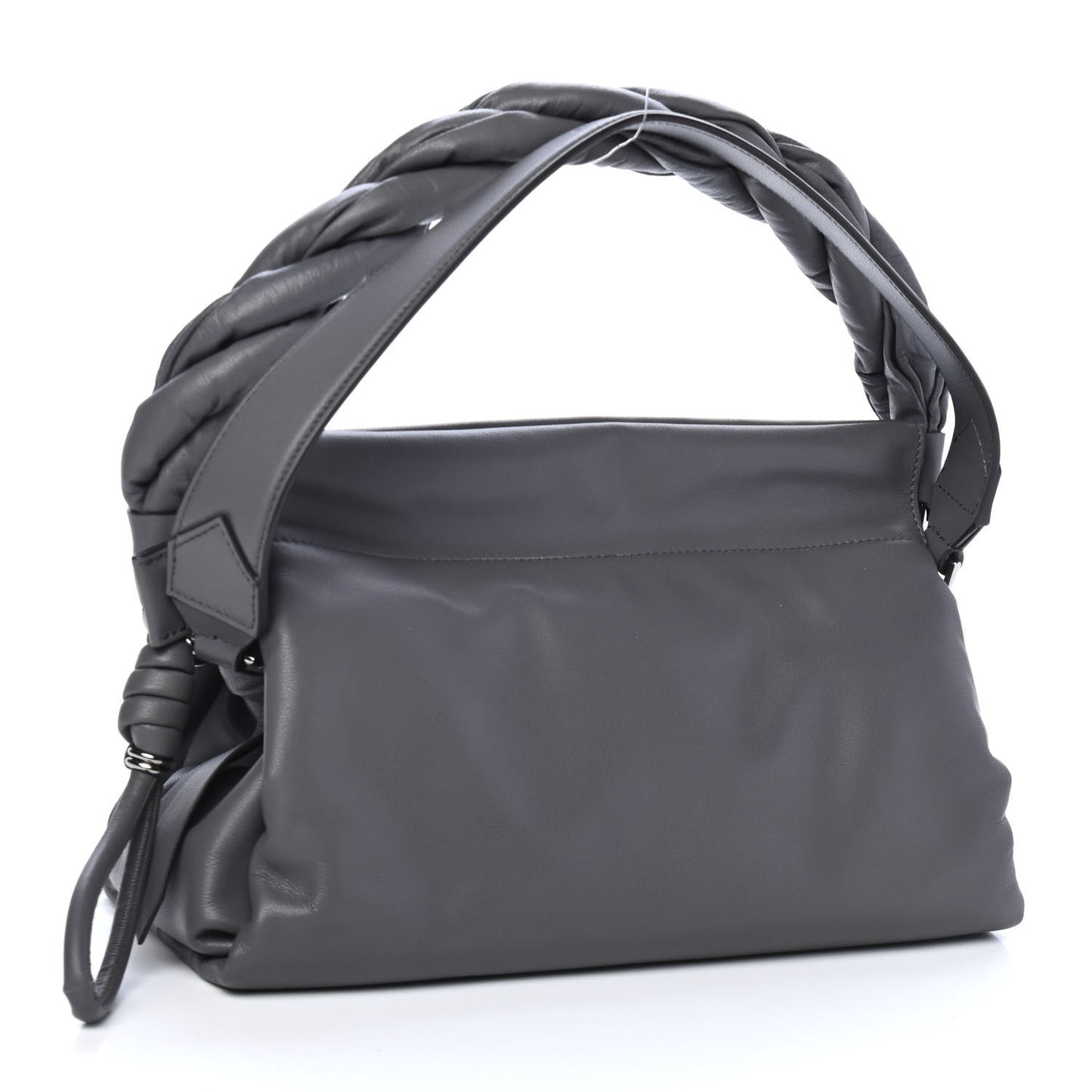 Calfskin Medium ID93 Satchel Storm Grey