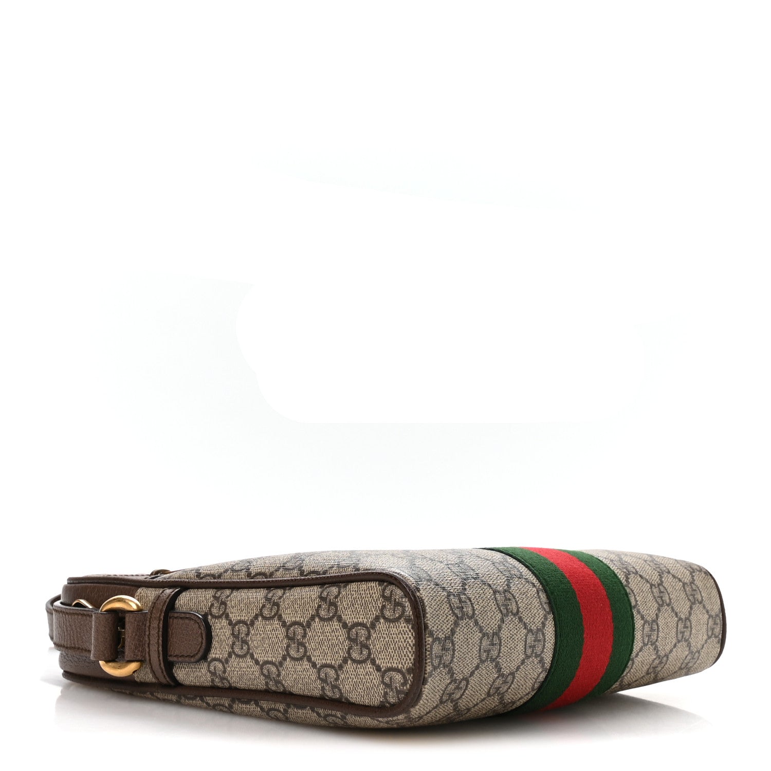 Gucci GG Supreme Monogram Web Small Ophidia Messenger Bag Brown 4 of 11