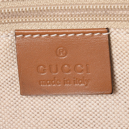 Gucci Denim Monogram Medium Sukey Tote Blue 9 of 10