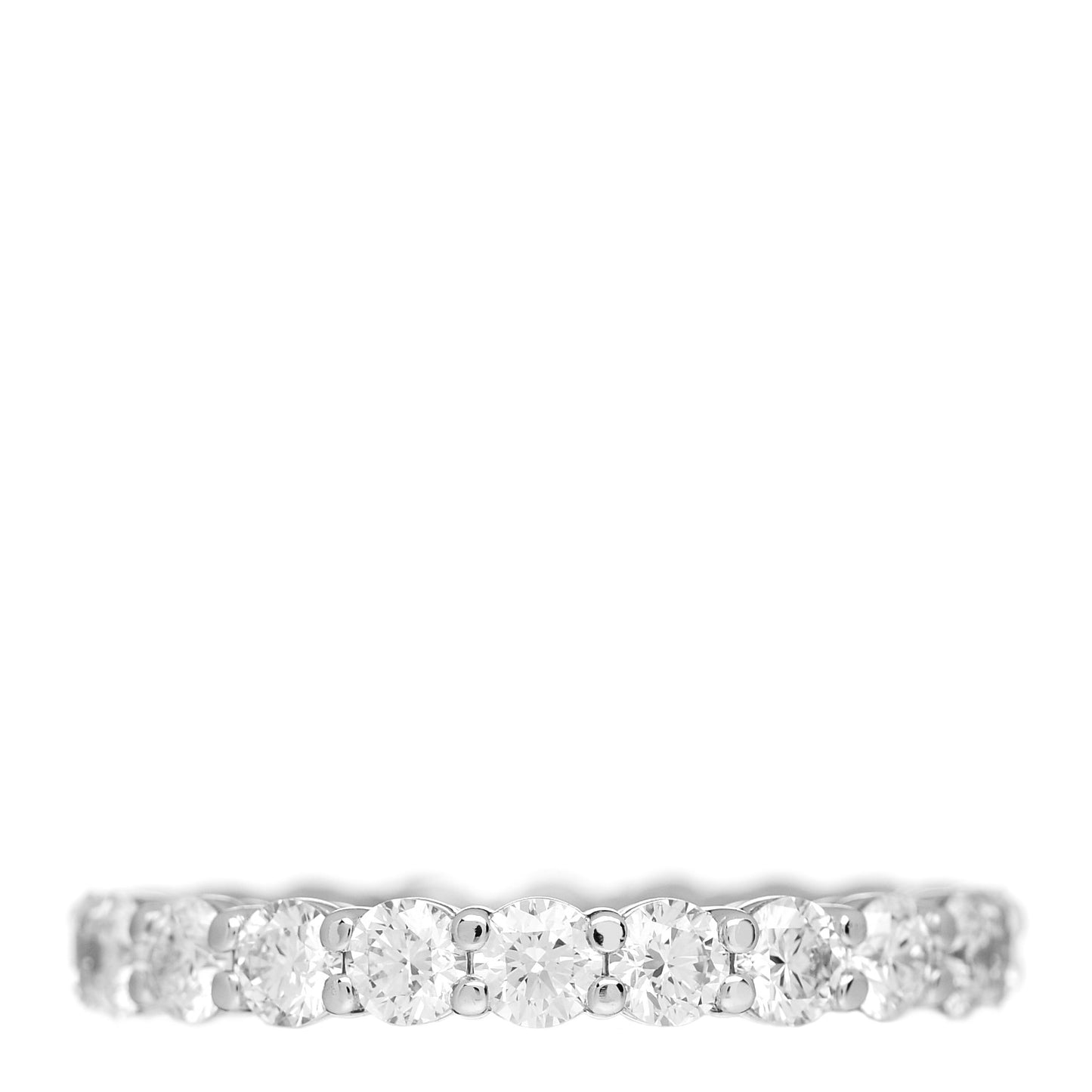 Platinum Diamond 3mm Embrace Eternity Band Ring 51 5.75