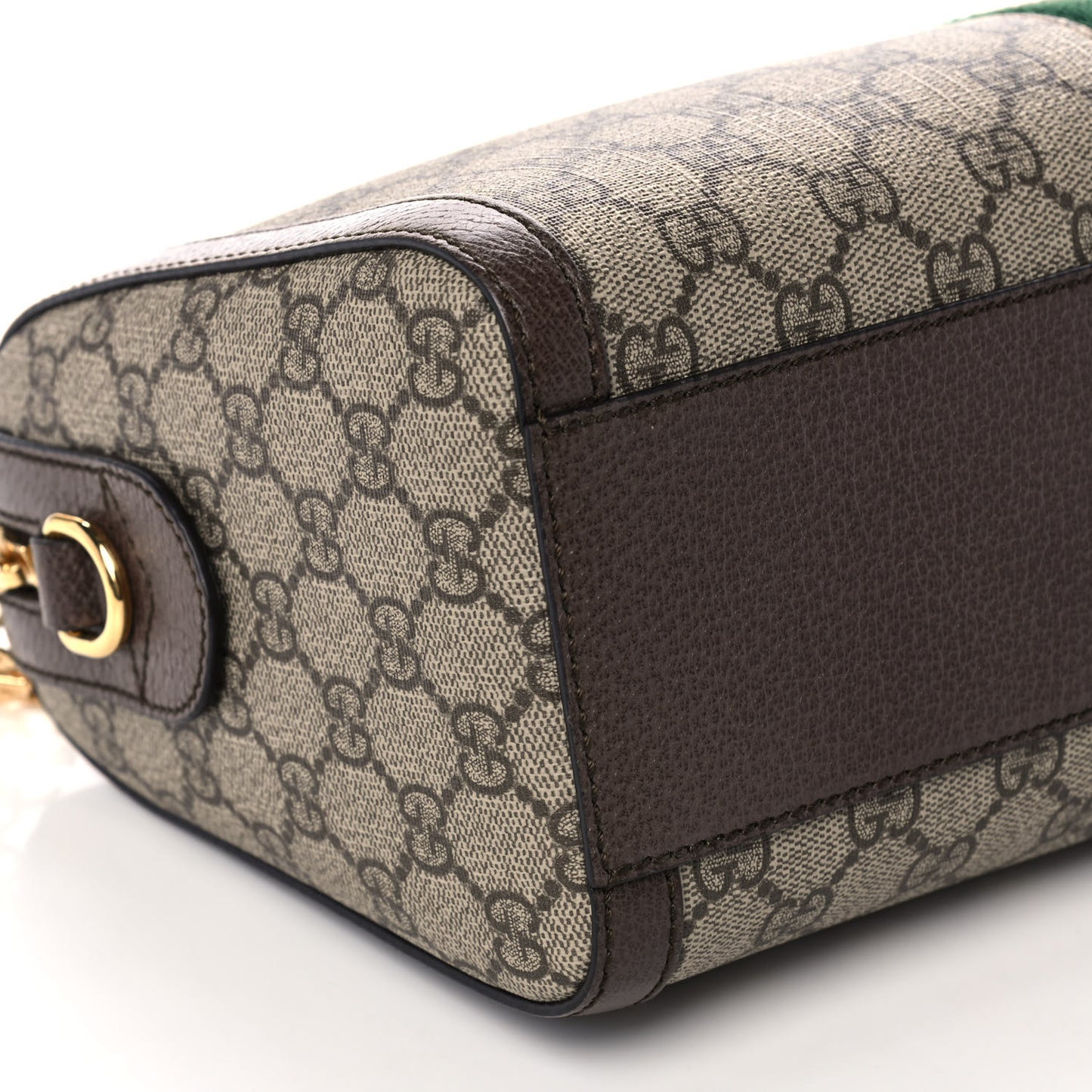 GG Supreme Monogram Web Medium Ophidia Boston Brown