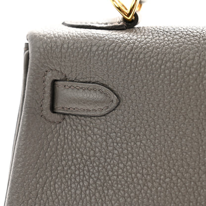 Hermes Togo Kelly Retourne 25 Etain 12 of 14