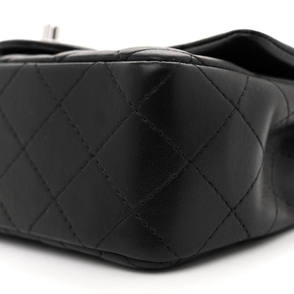 Chanel Lambskin Quilted Mini Rectangular Flap Black 10 of 10