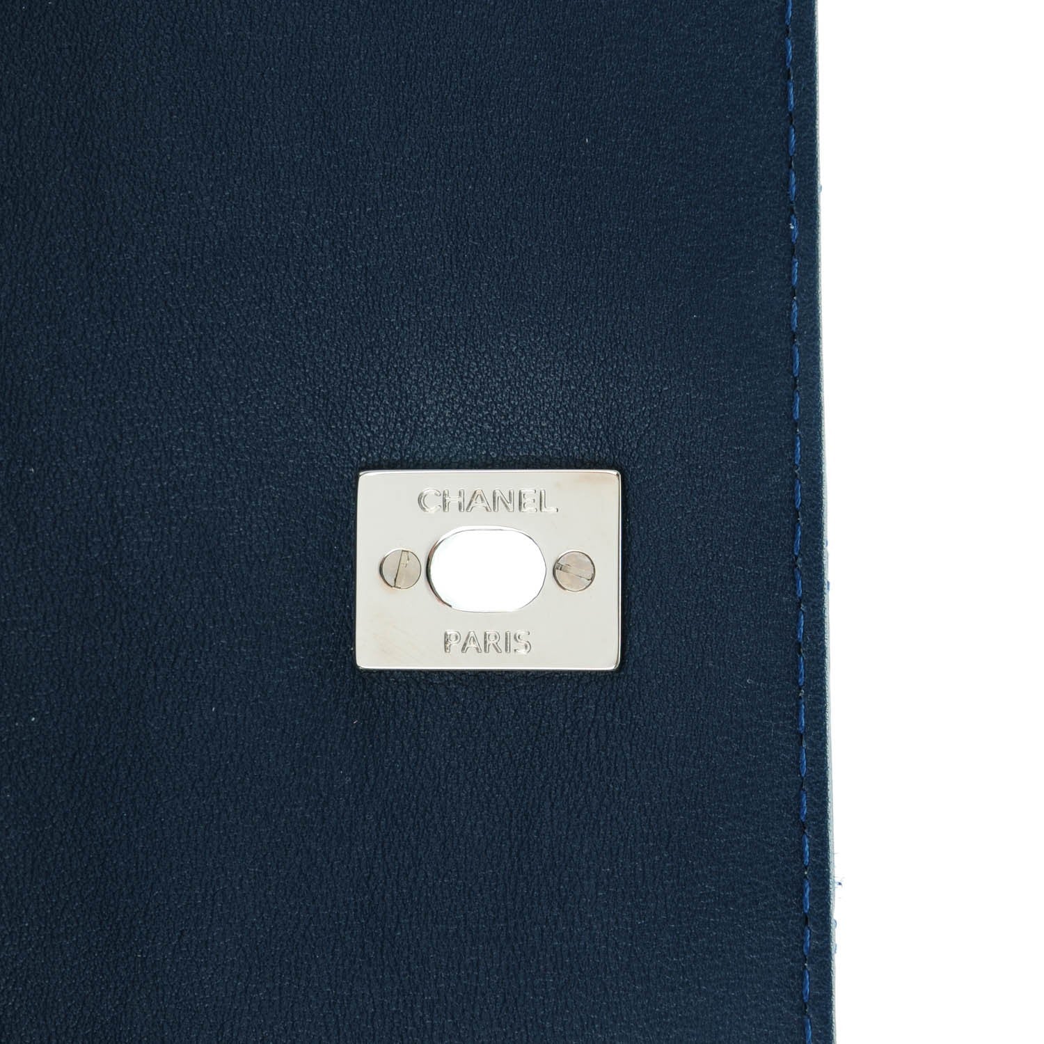 Chanel Calfskin Quilted In The Business Flap Dark Blue 6 of 9