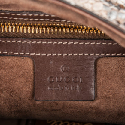 Gucci Python Medium Jackie O Bouvier Hobo 6 of 8