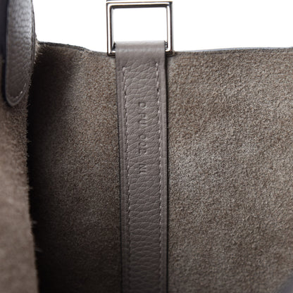 Hermes Taurillon Maurice Picotin Lock 18 PM Gris Asphalte 9 of 11