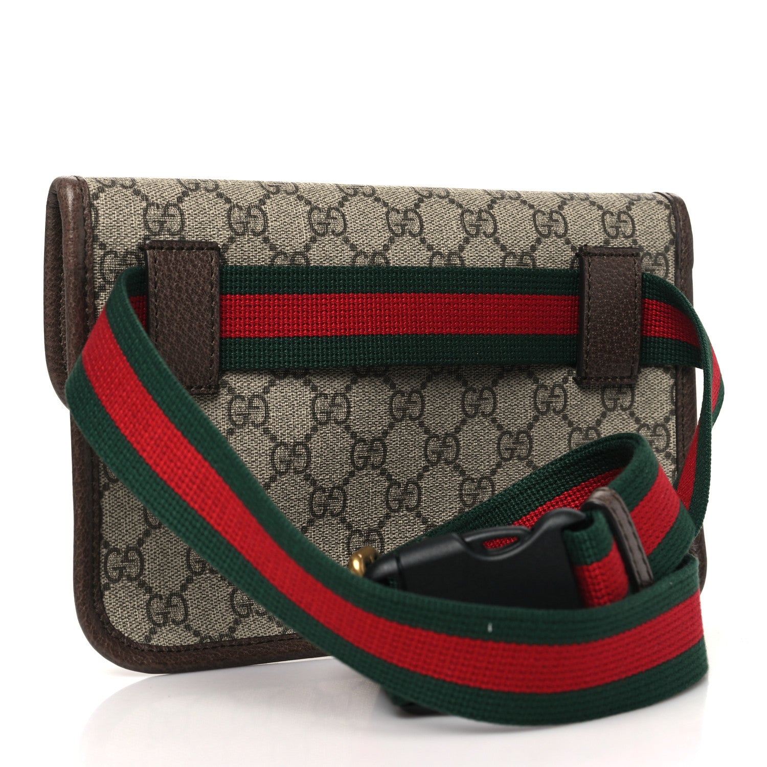 Gucci GG Supreme Monogram Neo Vintage Web Belt Bag Brown 3 of 10