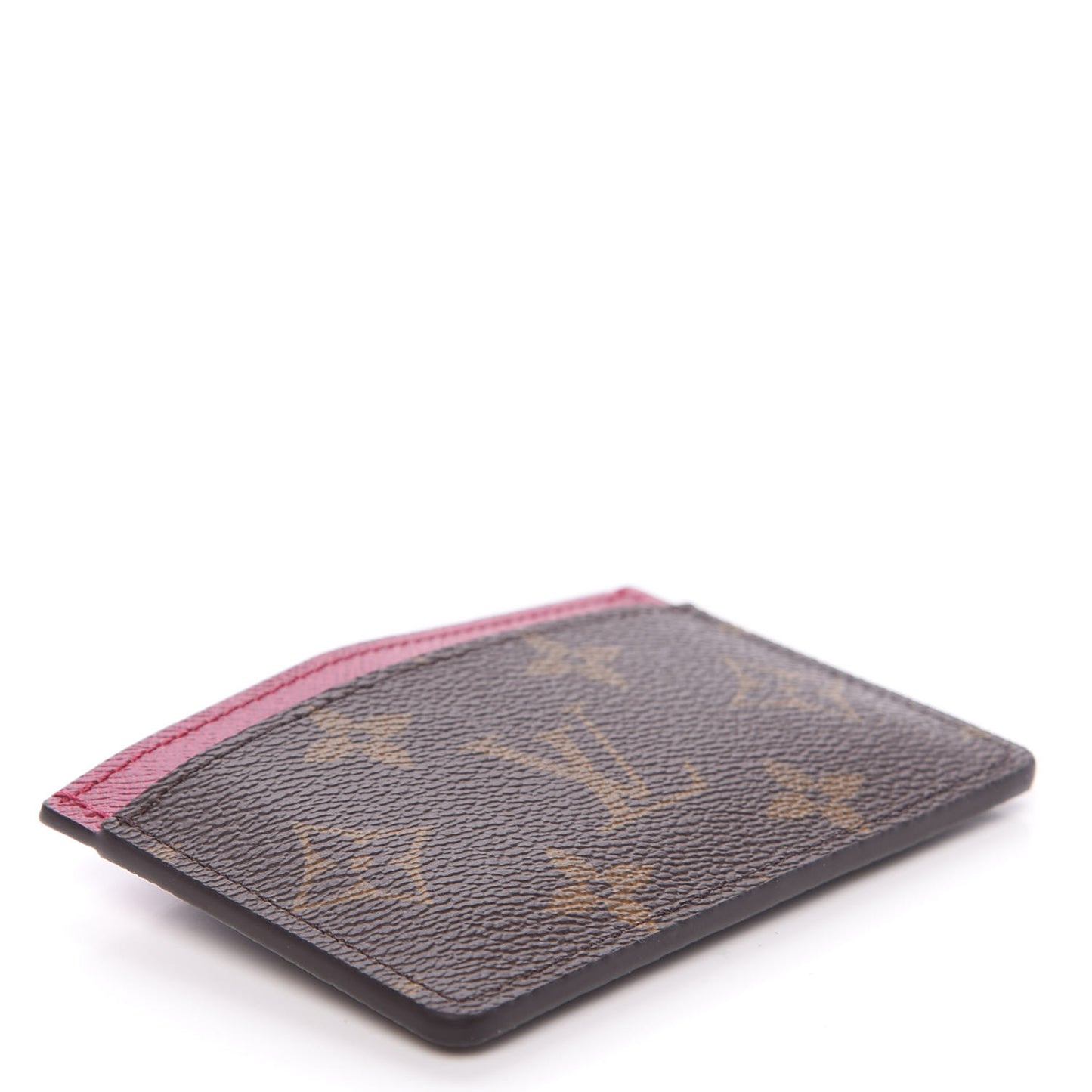 Monogram Card Holder Fuchsia