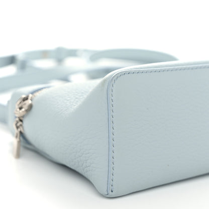 Loro Piana Grained Calfskin L19 Extra Pocket Pouch Minty Breeze 8 of 9