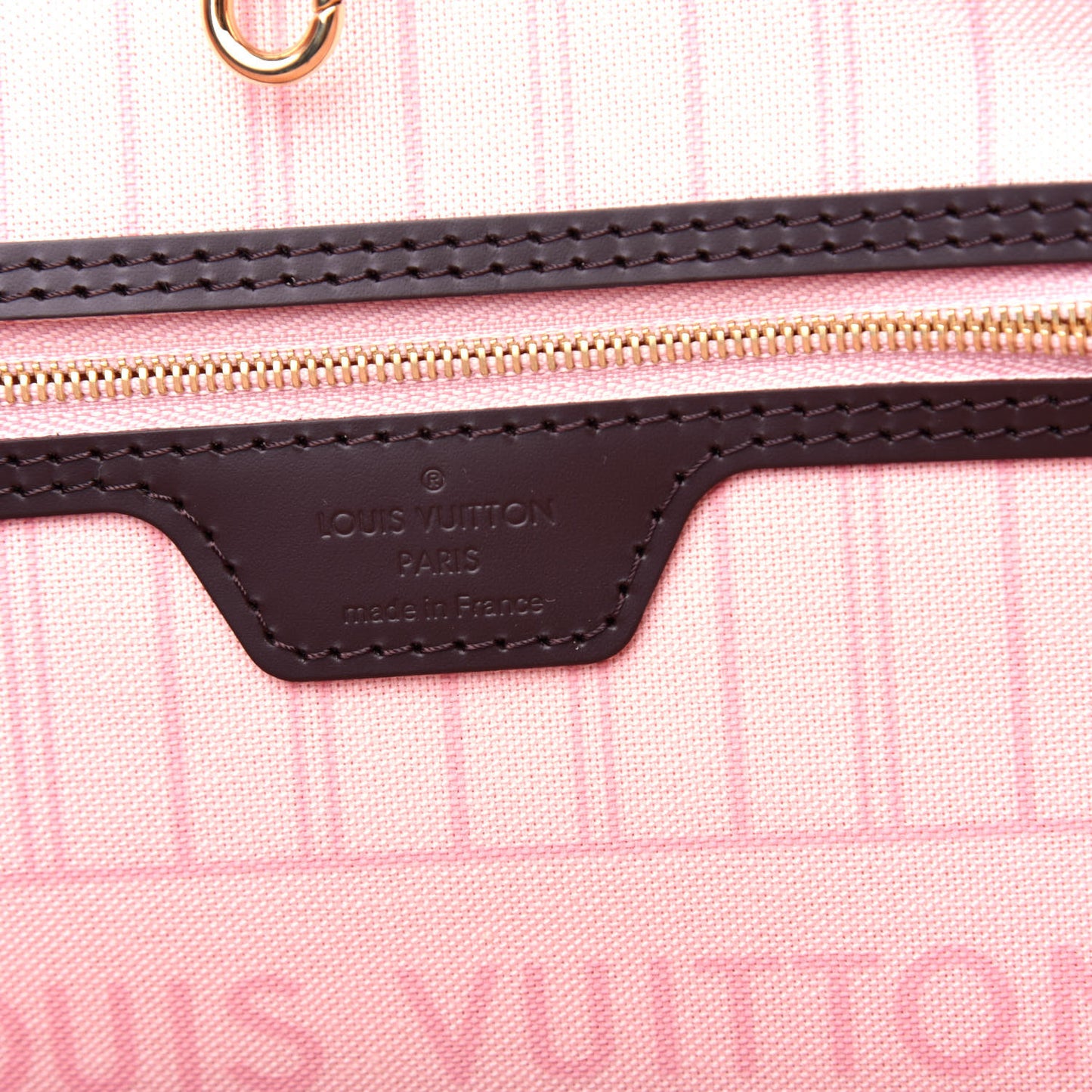 Damier Ebene Neo Neverfull MM Rose Ballerine