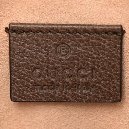 Gucci GG Supreme Monogram Web Ophidia Round Coin Purse Beige New Acero 6 of 8