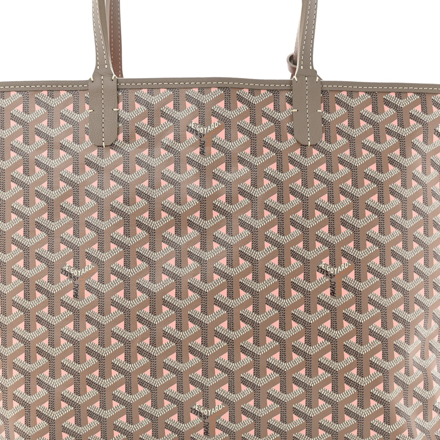 Goyardine Saint Louis Claire Voie PM Grege Powder Pink