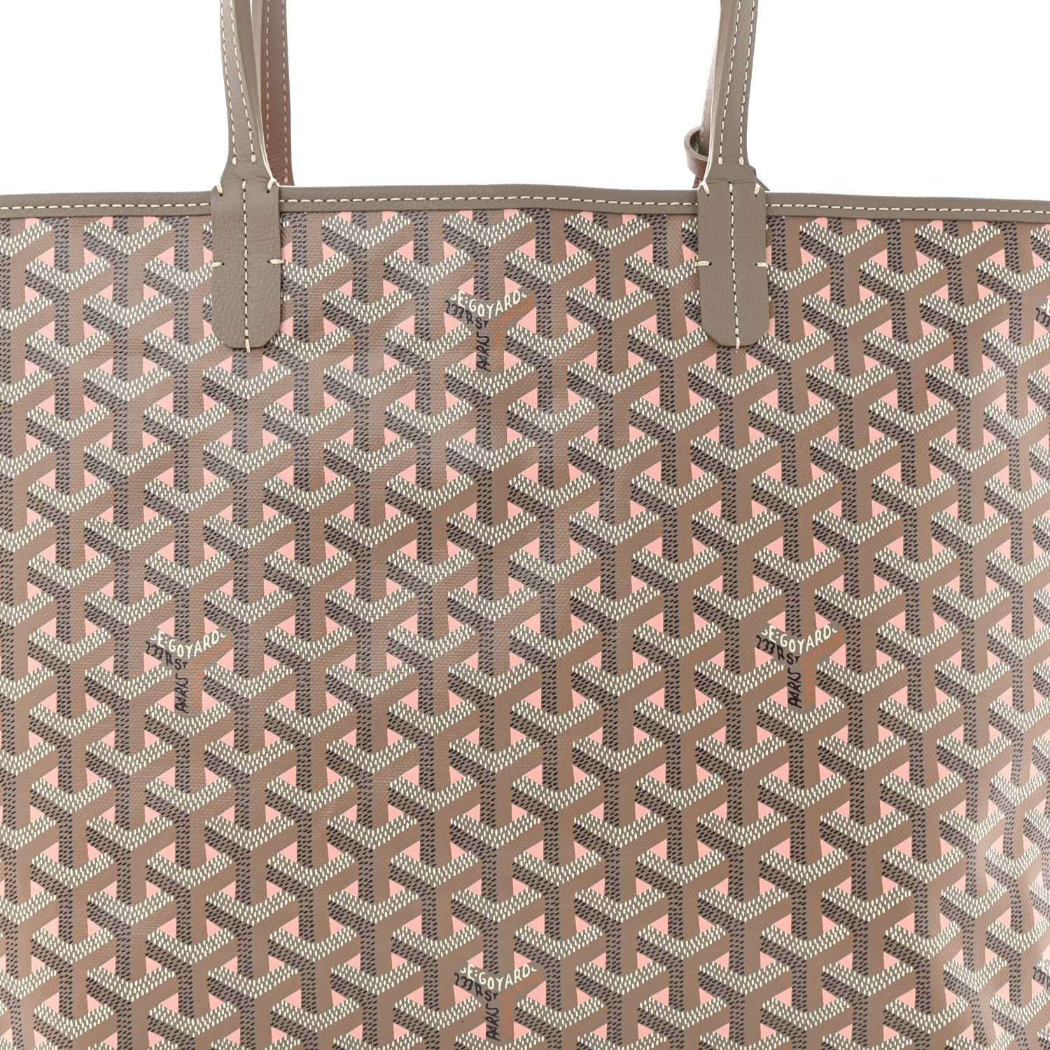 Goyard Goyardine Saint Louis Claire Voie PM Grege Powder Pink 9 of 12