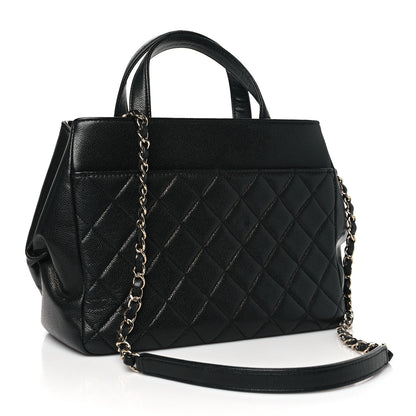 Chanel Caviar Quilted Small Business Affinity Shopping Bag Black 3 of 10