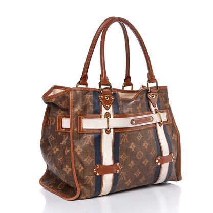 Louis Vuitton Monogram Rayures Tisse Sac GM Blue 3 of 14