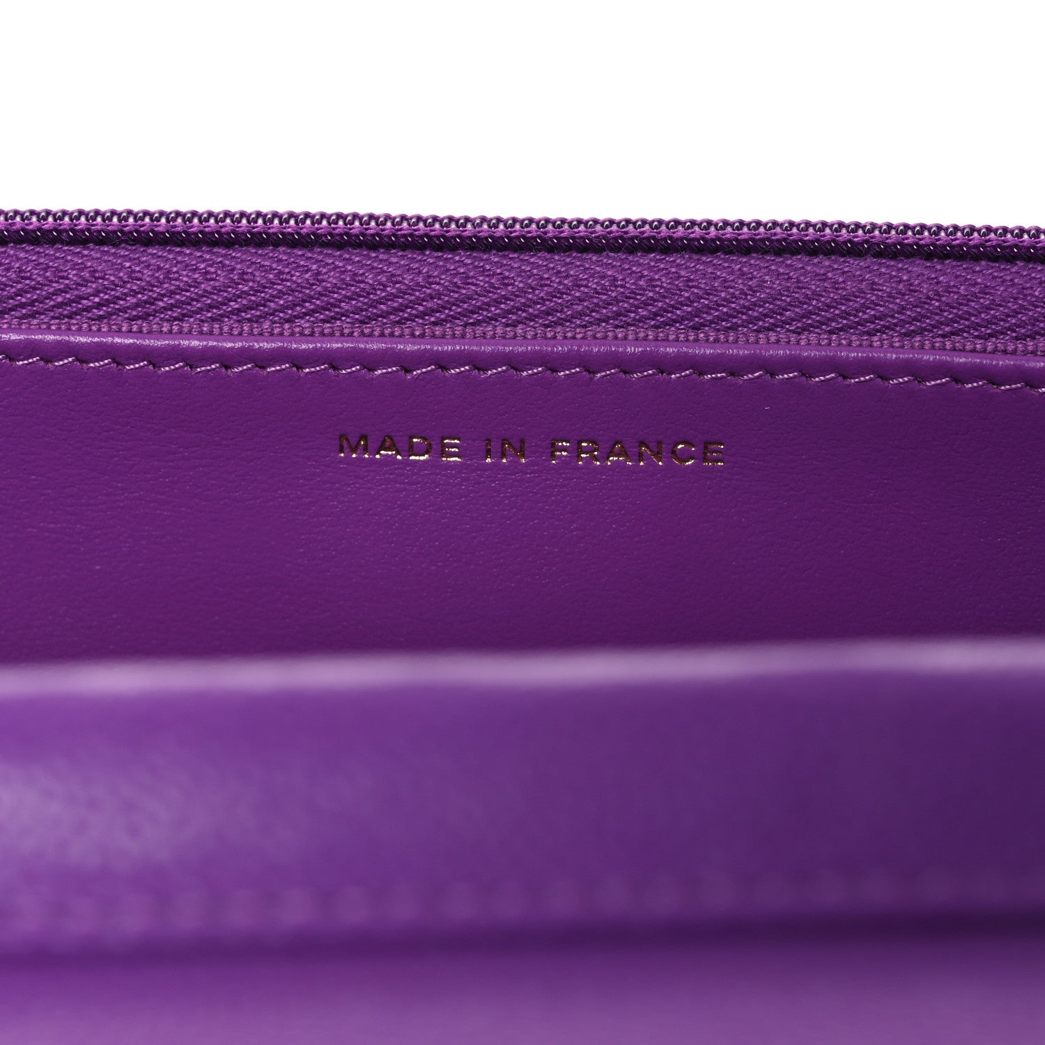 Chanel Caviar Quilted Wallet On Chain WOC Purple 7 of 14