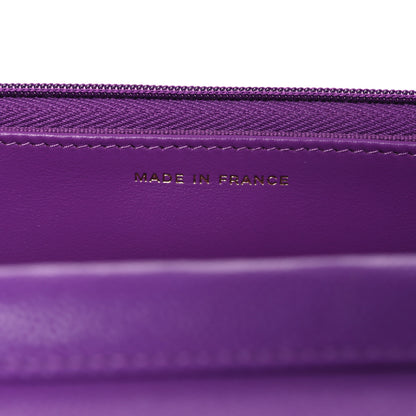 Chanel Caviar Quilted Wallet On Chain WOC Purple 7 of 14
