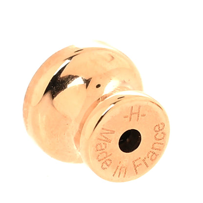 Hermes Rose Gold Lacquered Mini Pop H Earrings Rose Dragee 5 of 6