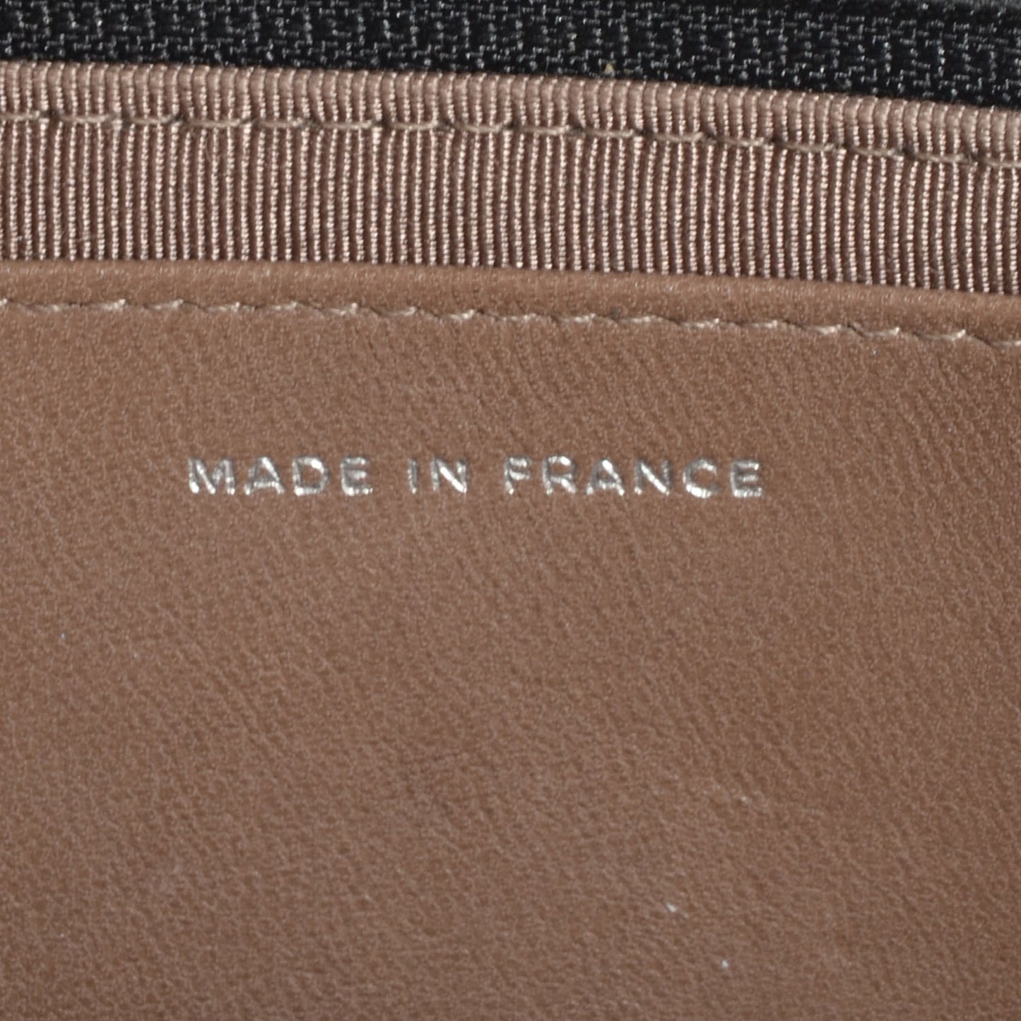 Lambskin Quilted Wallet On Chain WOC Black