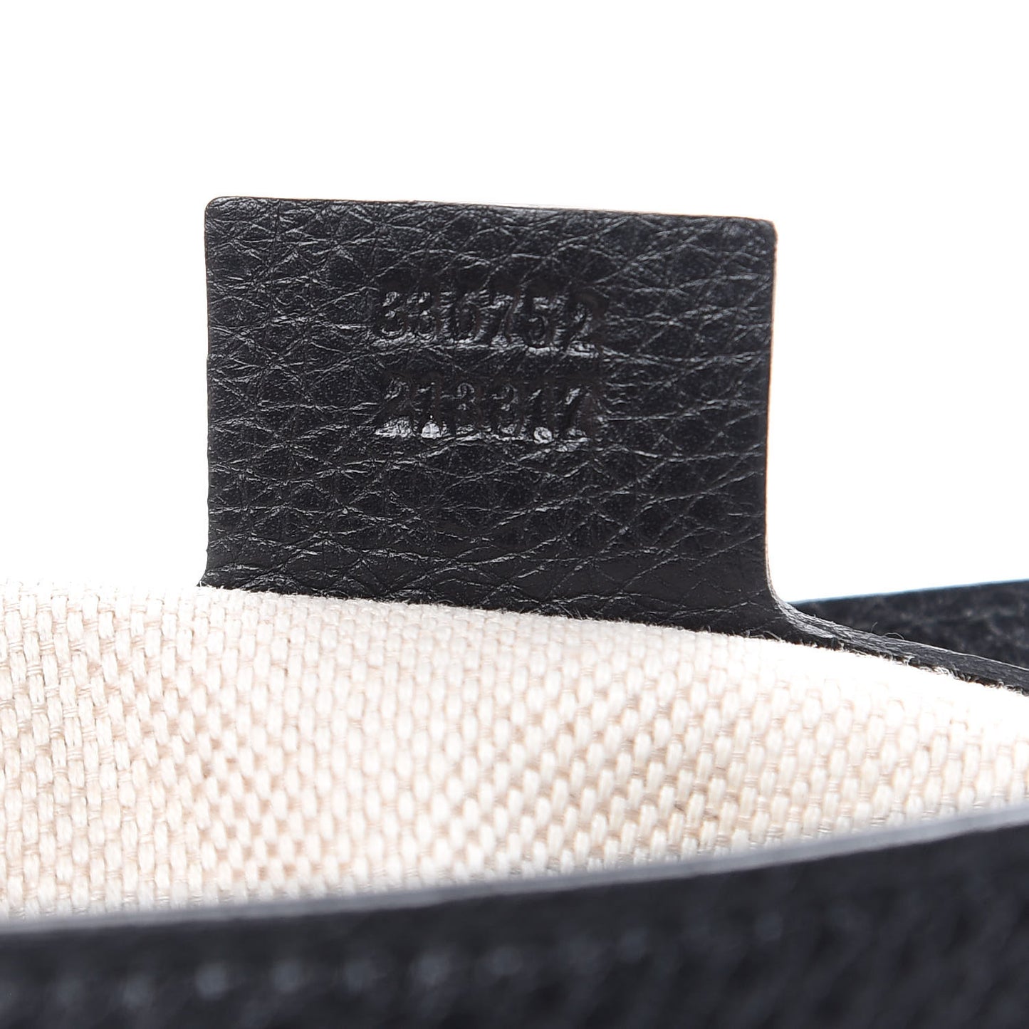 Pebbled Calfskin Medium Soho Flap Crossbody Black