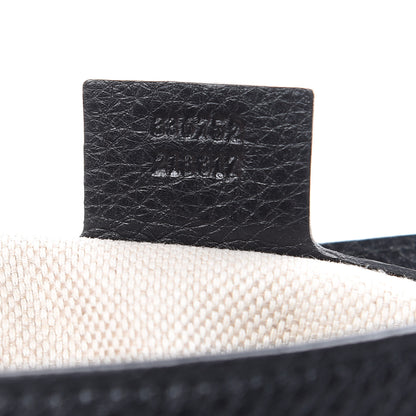 Gucci Pebbled Calfskin Medium Soho Flap Crossbody Black 7 of 13