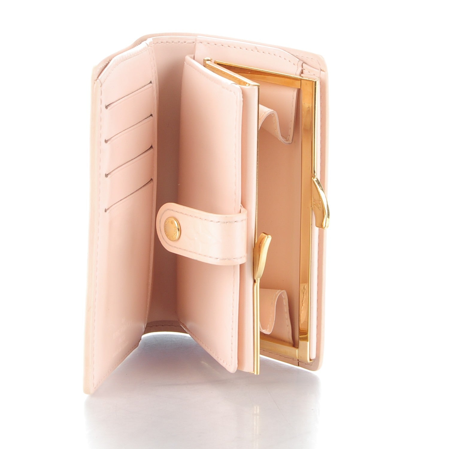 Louis Vuitton Vernis French Purse Wallet Marshmallow 5 of 9