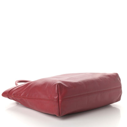 Chanel Caviar CC Tote Red 4 of 11