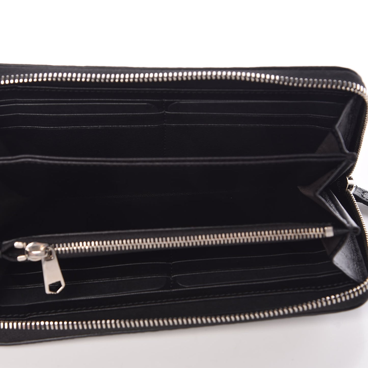 Sugar Goatskin Pandora Zip Around Wallet Black