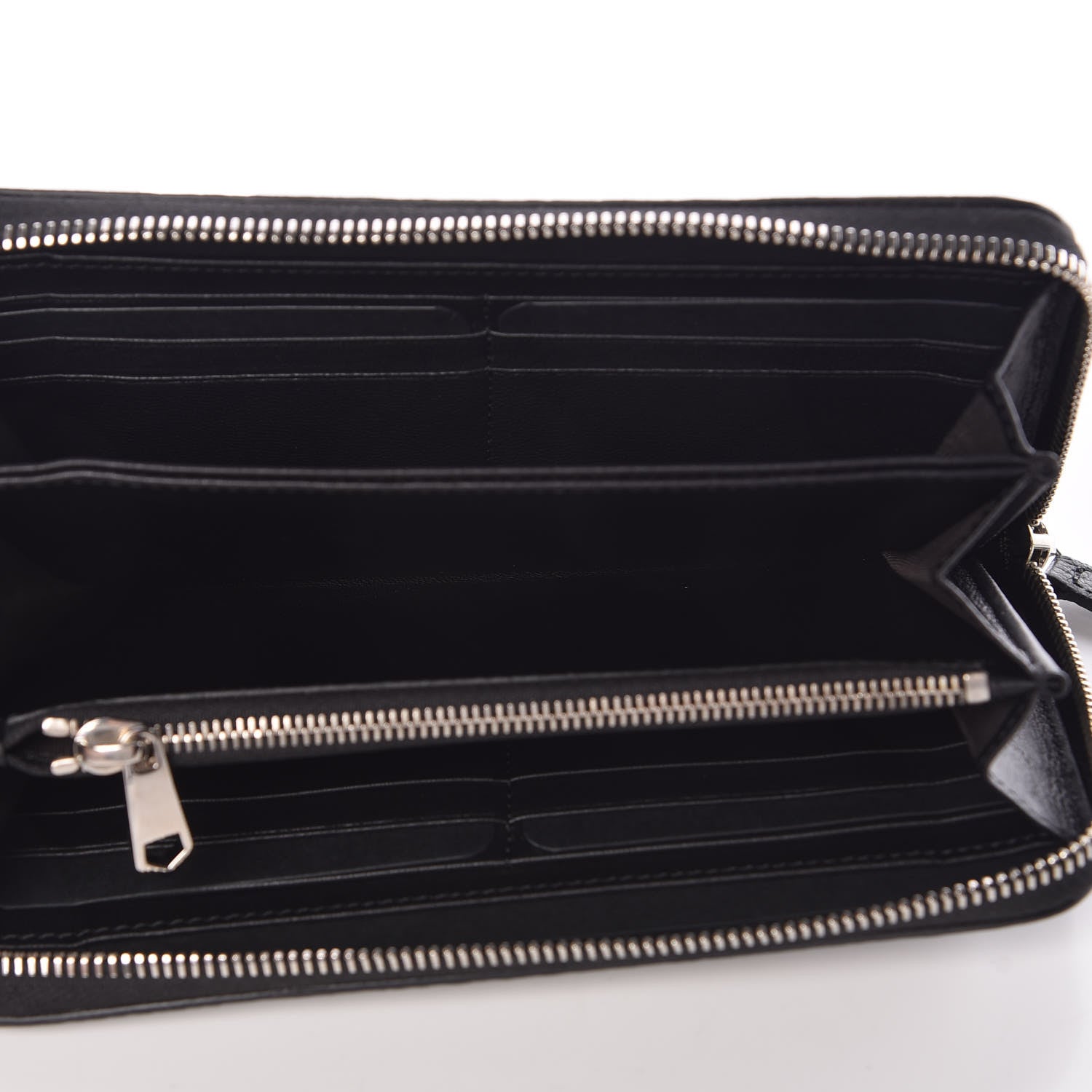 Givenchy Sugar Goatskin Pandora Zip Around Wallet Black 5 of 8