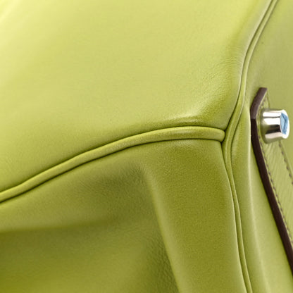 Hermes Swift Birkin 35 Vert Anis 13 of 16