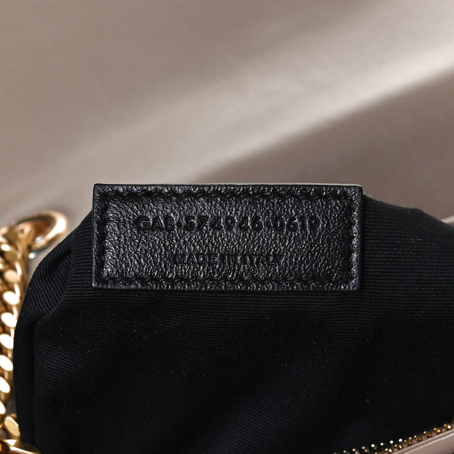 Saint Laurent Calfskin Y Quilted Monogram Medium Loulou Chain Satchel Taupe 8 of 14