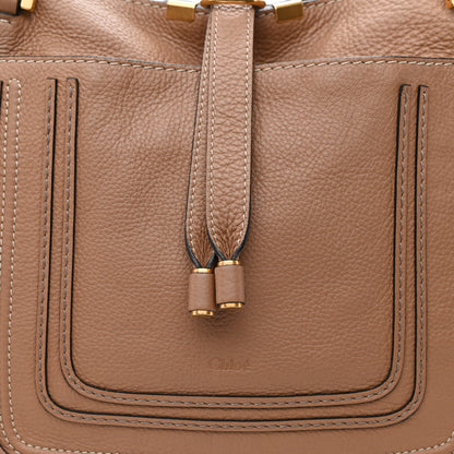 Chloe Calfskin Large New Marcie Tote Nut 8 of 10