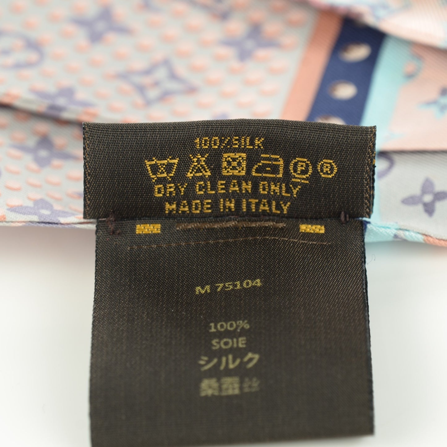 Silk Monogram Wallpaper Bandeau